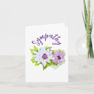 Carte de sympathie : Fleur sauvage