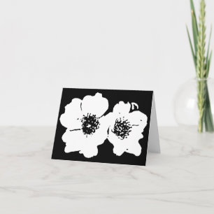 Carte de sympathie florale