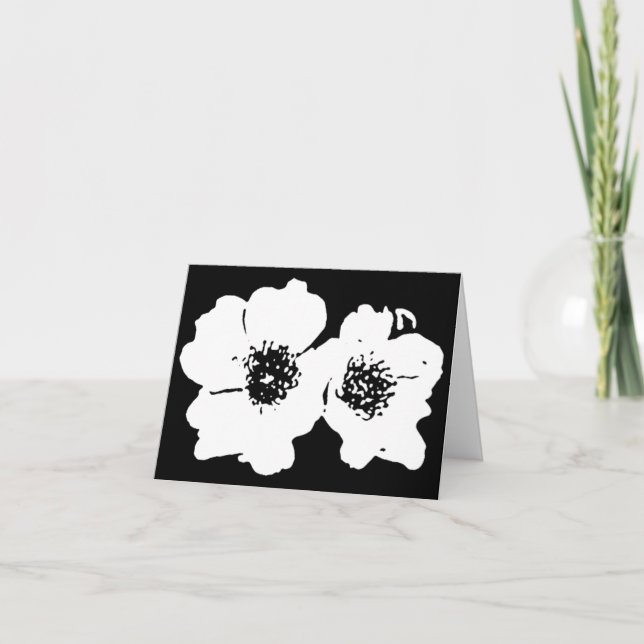 Carte de sympathie florale (Devant)