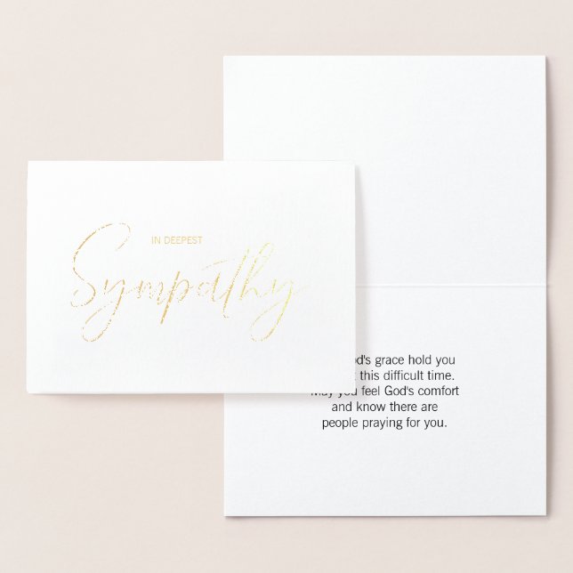 Carte de Sympathie Gold Foil (Affichage)