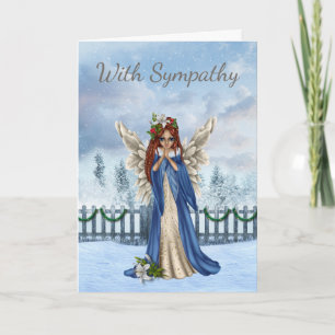 Carte de Sympathie hivernale avec Angel
