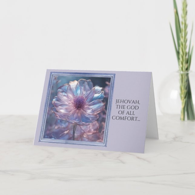 Carte de sympathie JW - L'Eternel, le Dieu du réco (Devant)