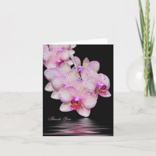 Carte de Sympathie Merci Orchid