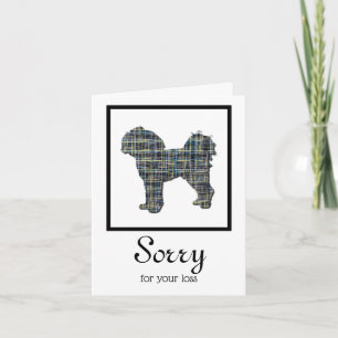 Carte de Sympathie pour animal de compagnie de chi