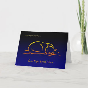 Carte de Sympathie pour animal de compagnie mâle (