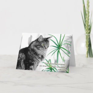 Carte de sympathie pour animal de compagnie pour c