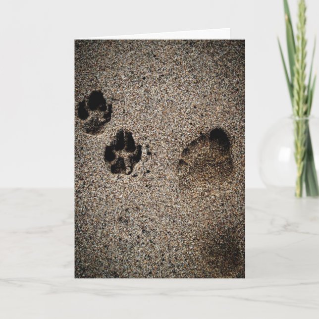 Carte de sympathie pour avoir perdu un chien bien- (Devant)