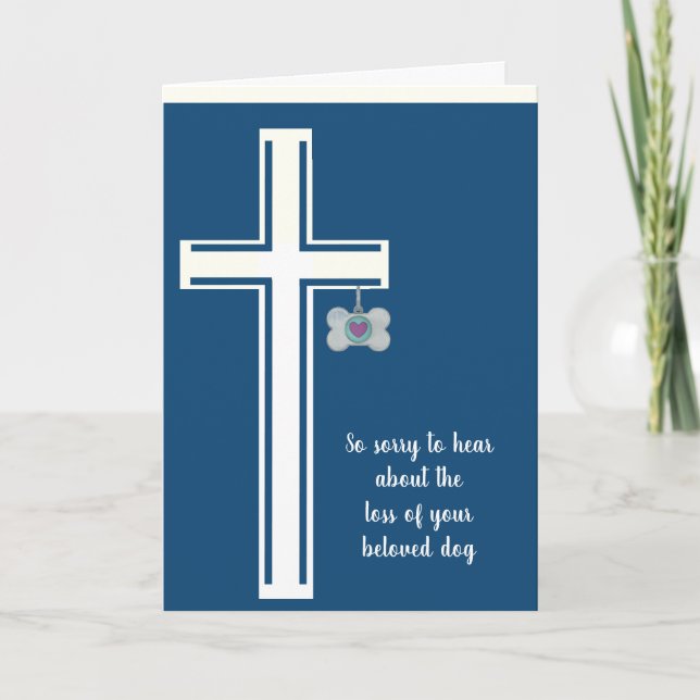 Carte de sympathie (pour chien) par dalDesignNZ (Devant)