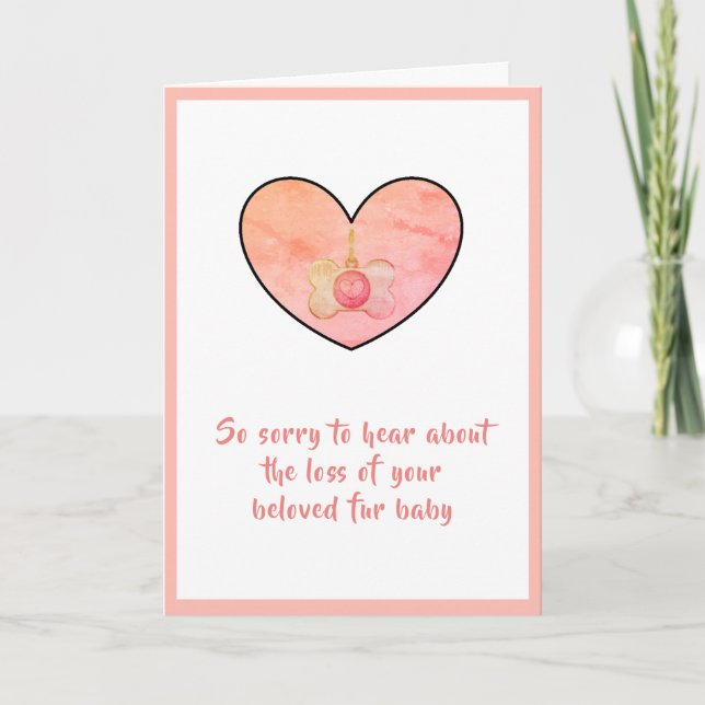 Carte de sympathie pour chien par dalDesignNZ (Devant)