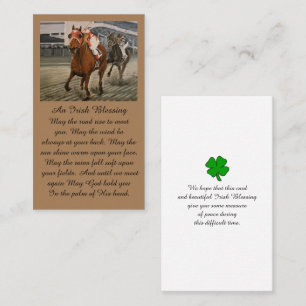 Carte de sympathie pour la célébration de la vie