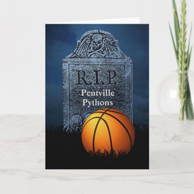 Carte de sympathie pour la perte de votre équipe d (Devant)