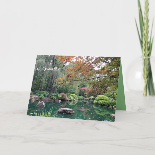 Carte de sympathie sereine (Devant)