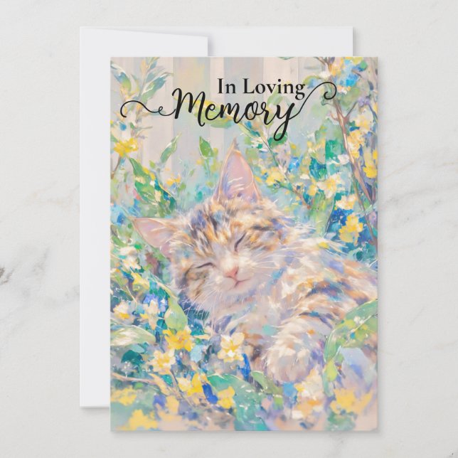Carte de sympathie Tabby cat (Devant)