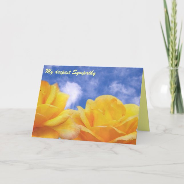 Carte de sympathie/toute occasion (Devant)