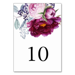 Carte de table