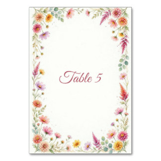 Carte de Table