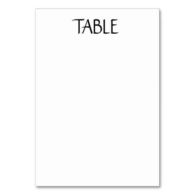 CARTE DE TABLE 3.5X5 100 LB. (Par défaut)