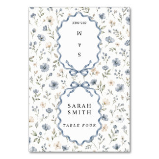 Carte de table de tente de mariage à nœud papillon