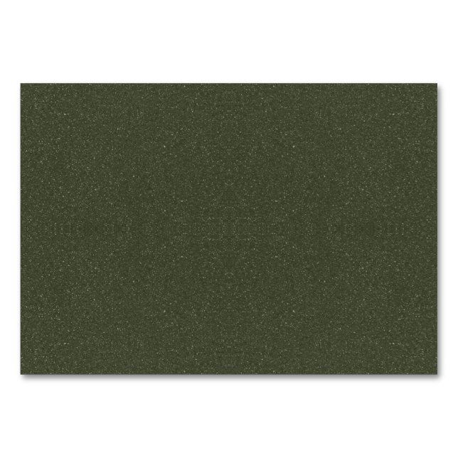 Carte de table d'effet de bruit vert mousse – Pers (Devant)
