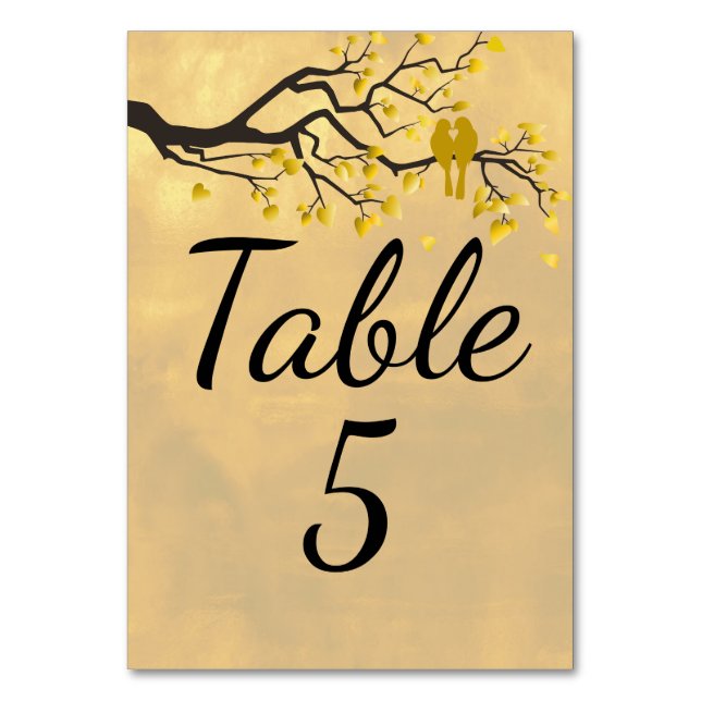 Carte de table Lovebirds (Par défaut)