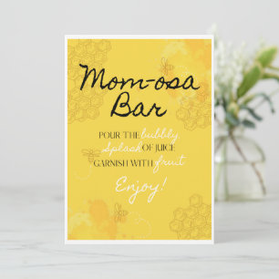 Carte de table Oh Babee Mom-osa Bar