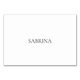 Carte de table simple moderne plate