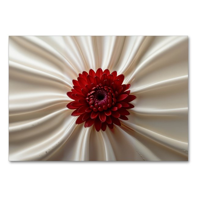 Carte de table spéciale avec couleurs japonaises (Devant)