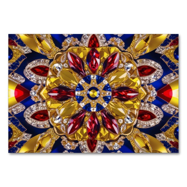 Carte de table spéciale Colombia Colors (Devant)