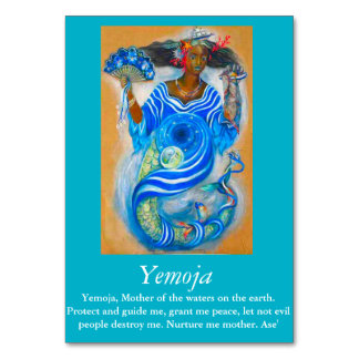 Carte de table Yemoja