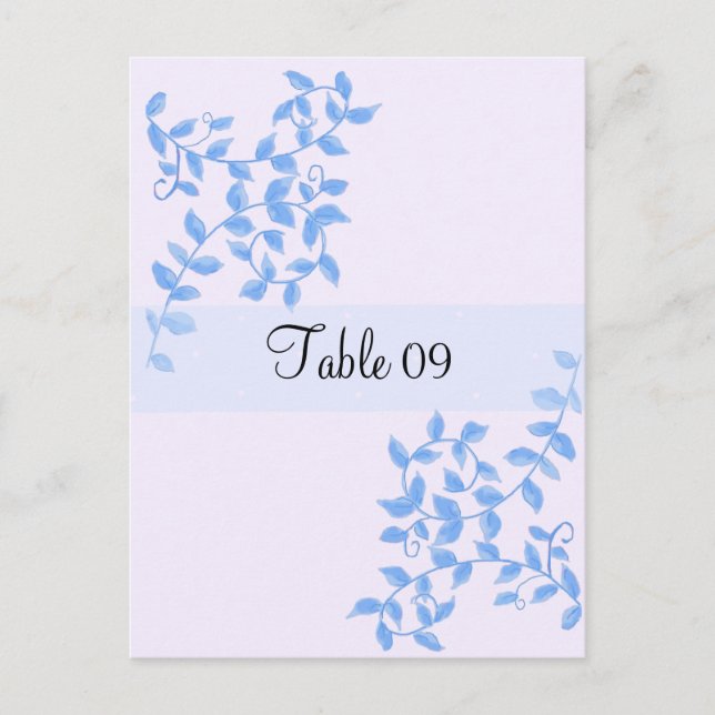 Carte de tableau des occasions spéciales Blue Vine (Devant)