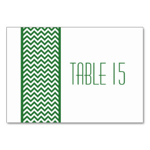 Carte de tableau frontalier Chevron vert