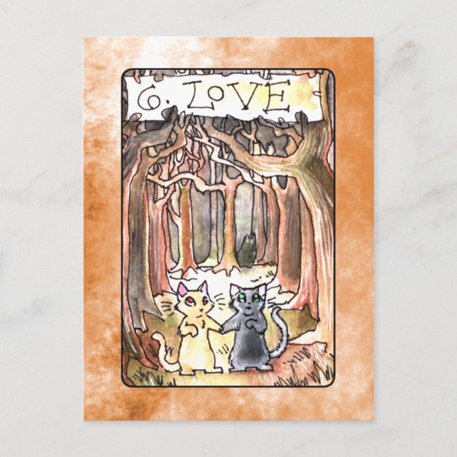 Carte de tarot d'amour (Devant)