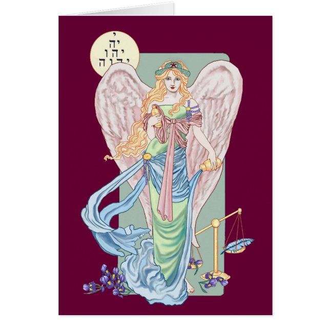 Carte de tarot de modération (Devant)