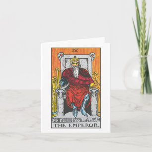 Carte de tarot Empereur - Rider Waite Smith tarot