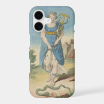 Carte de tarot français vintage THOT