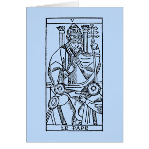 Carte de tarot : Le pape