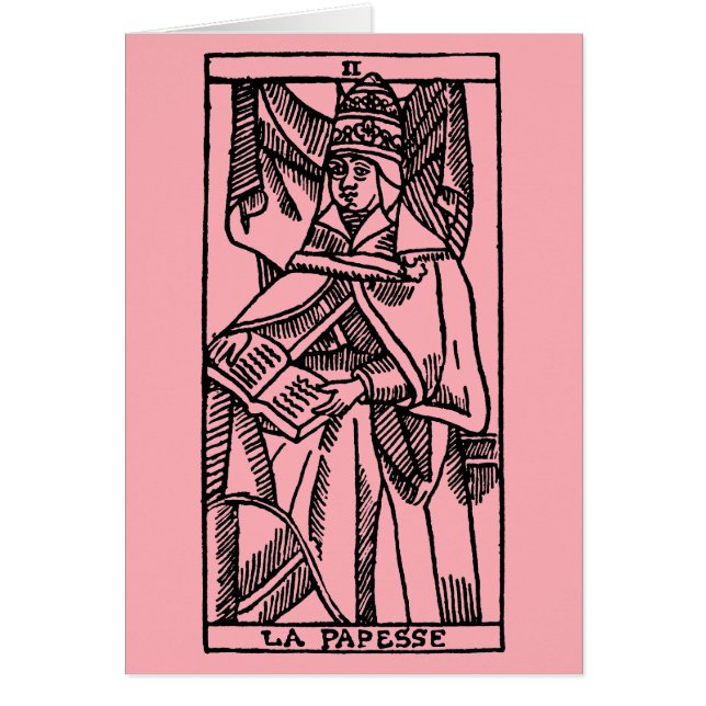 Carte de tarot : Le Popess (Devant)