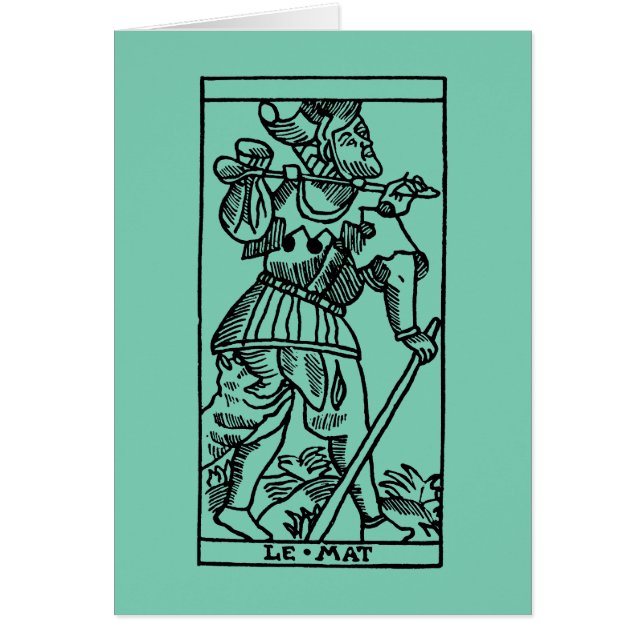 Carte de tarot : L'imbécile (Devant)