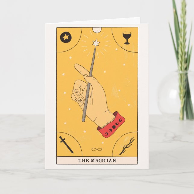 Carte de tarot magicien Major Arcana capacité infi (Devant)