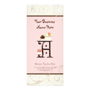 Carte de taux d'affaires - Lettre A Monogramme Des