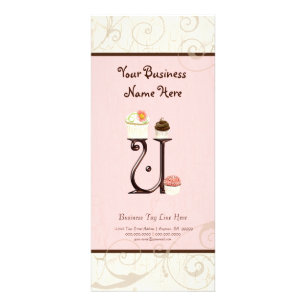 Carte de taux d'affaires - Lettre U Monogram Desse