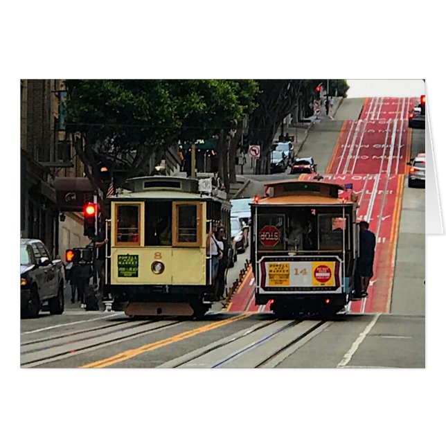Carte de téléphérique San Francisco #2 (Devant horizontal)