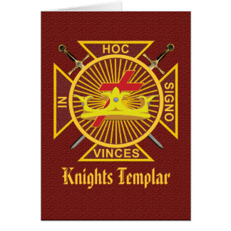 Carte de Templar de chevaliers