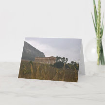 Carte de temple sicilien. Vide pour ton propre mes