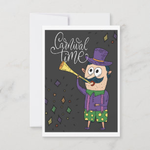 Carte de temps de carnaval