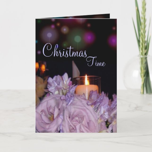 Carte de temps de Noël (Devant)