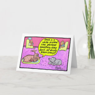 Carte De temps en temps, fais semblant d'entendre quelqu