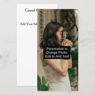 Carte de texte de la photo minimal Celebral Event