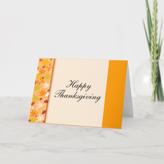 Carte de thanksgiving (Devant)