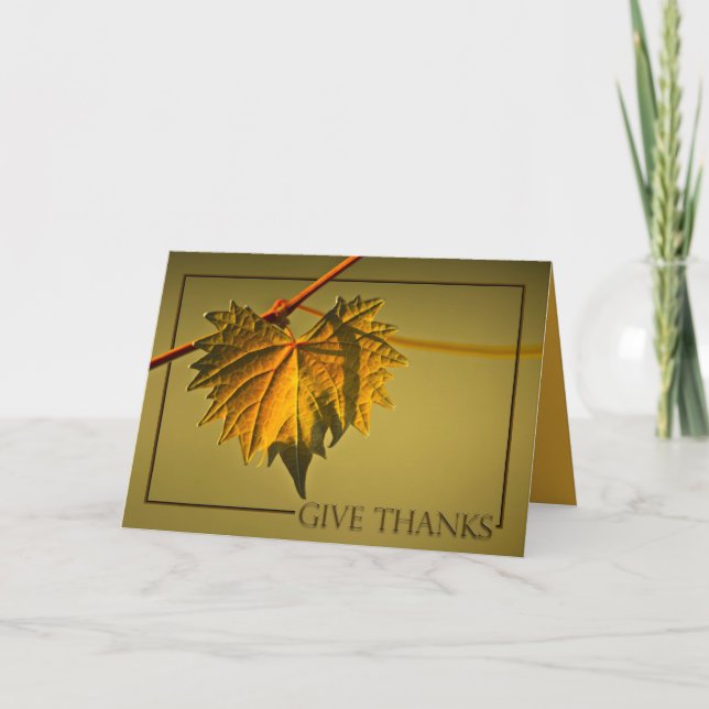 Carte de thanksgiving (Devant)